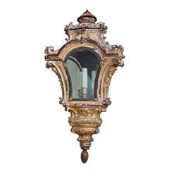 Antique Carved and Gilded Lantern