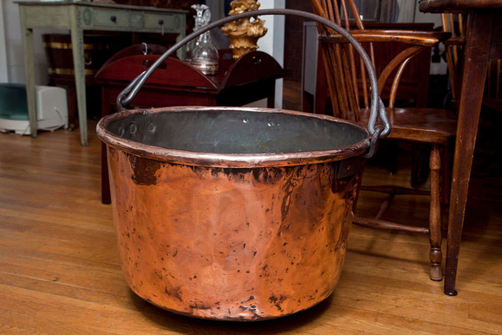 Large American Apple Butter Kettle For Sale at 1stDibs