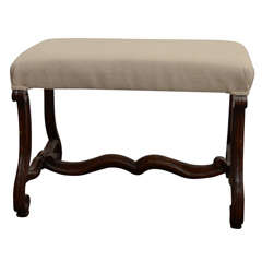 Wooden Italian Upholstered Bench