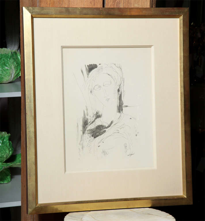 Amedeo Clemente Modigliani Etching
