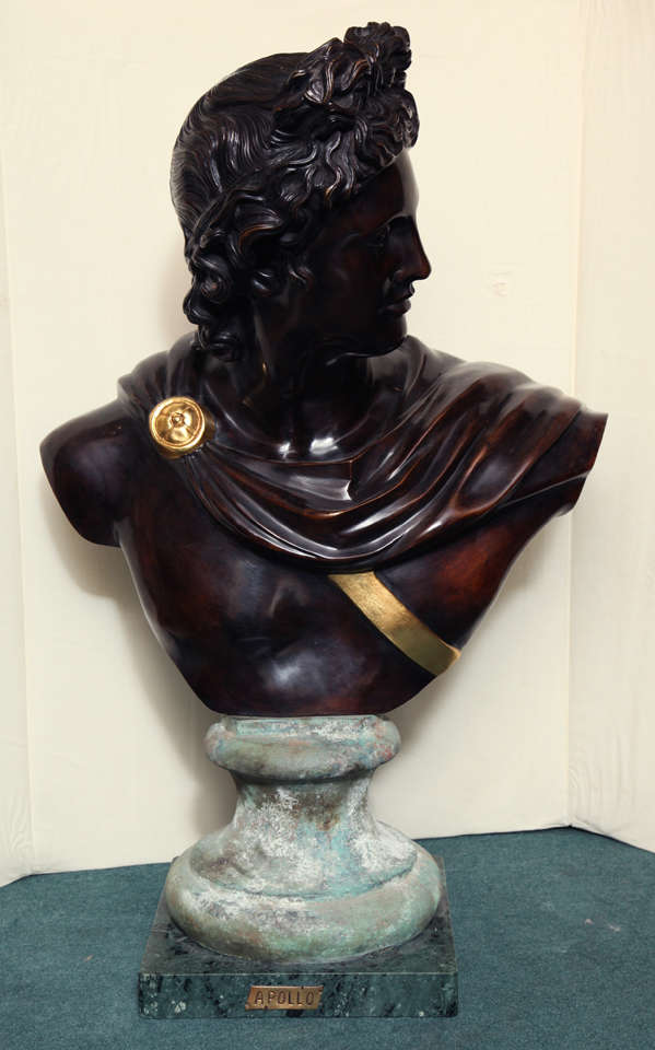 Bronze Bust of Apollo
