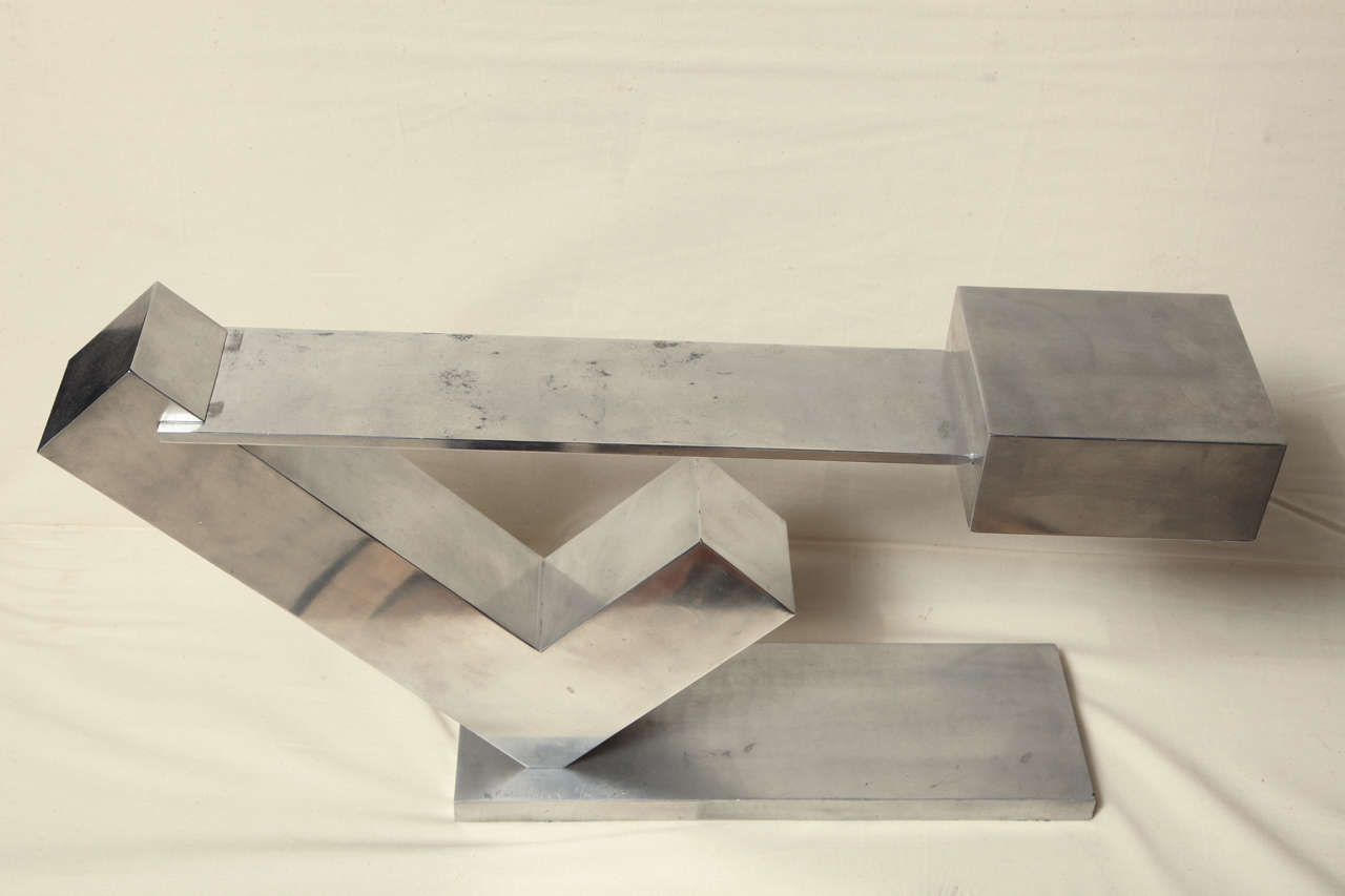 Aluminum Sculpture by Menashe Kadishman For Sale 2