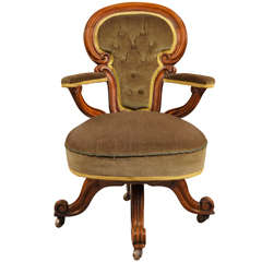 Victorian Walnut Armchair