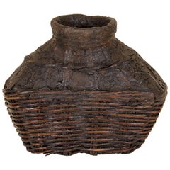 Antique Willow Oil Container