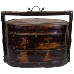 Antique 19th Century Stacked Food Box