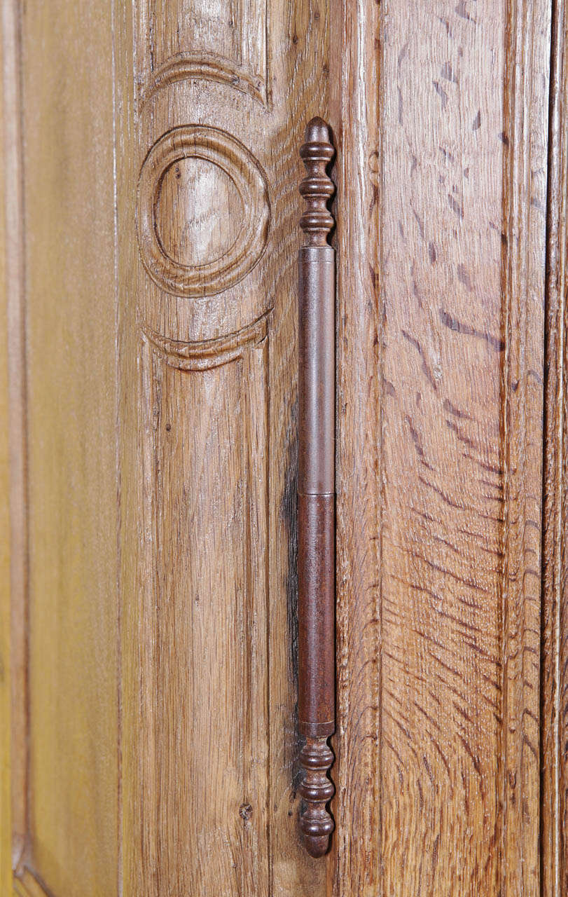 19th Century French Regence Oak Bookcase 4