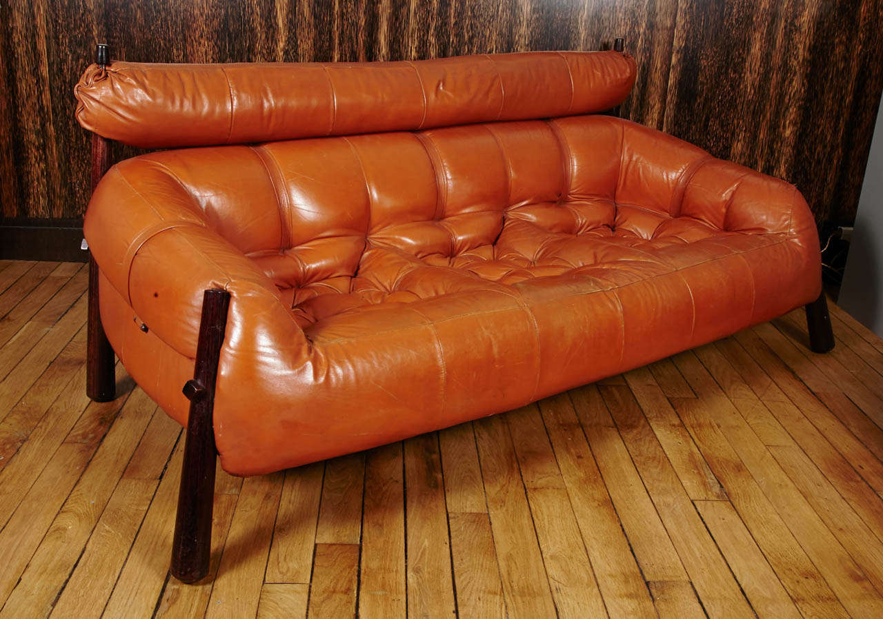 Brazilian A Large Sofa by Percival Lafer, Brazil For Sale
