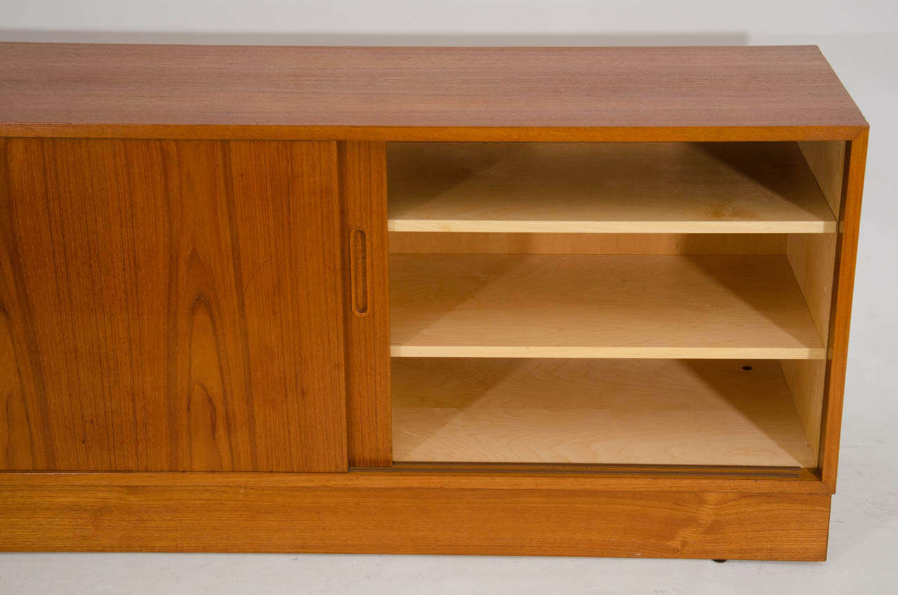 20th Century Danish Teak Credenza Cabinet