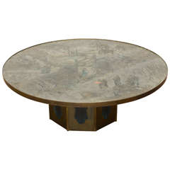 "Chan" Coffee Table by Philip and Kelvin Laverne