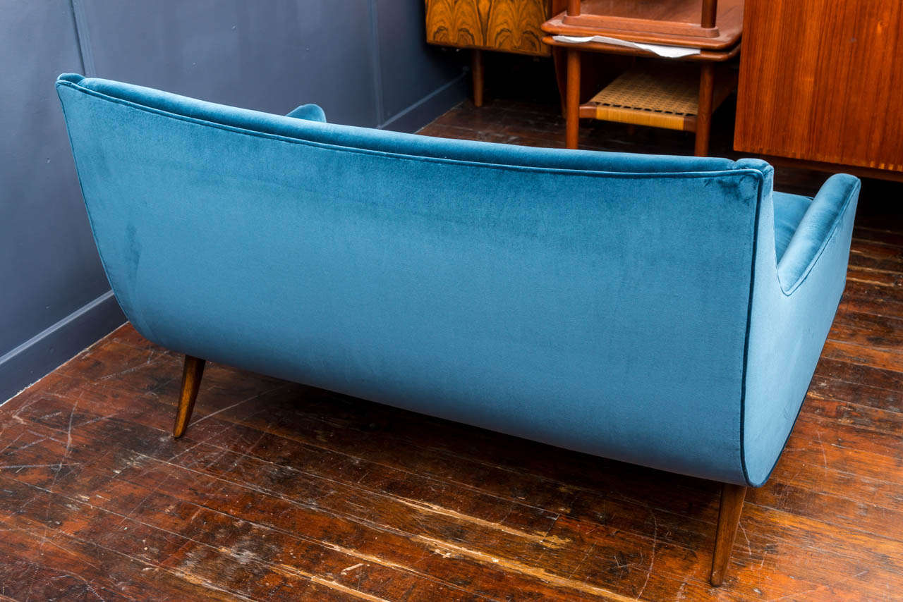 Mid-20th Century Art Deco Loveseat
