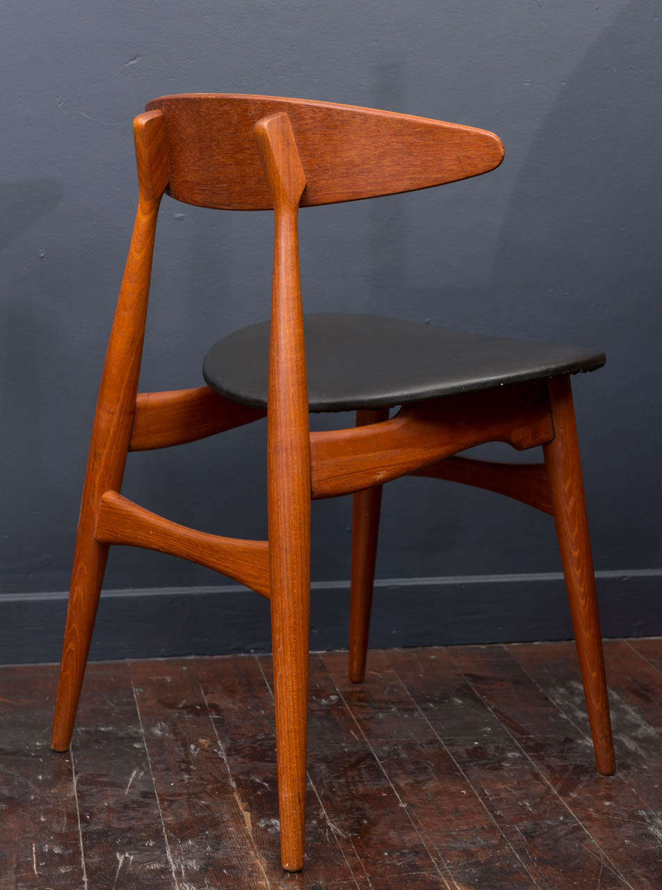 Mid-Century Modern Hans Wegner CH33 Dining Chairs