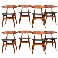 Hans Wegner CH33 Dining Chairs 2