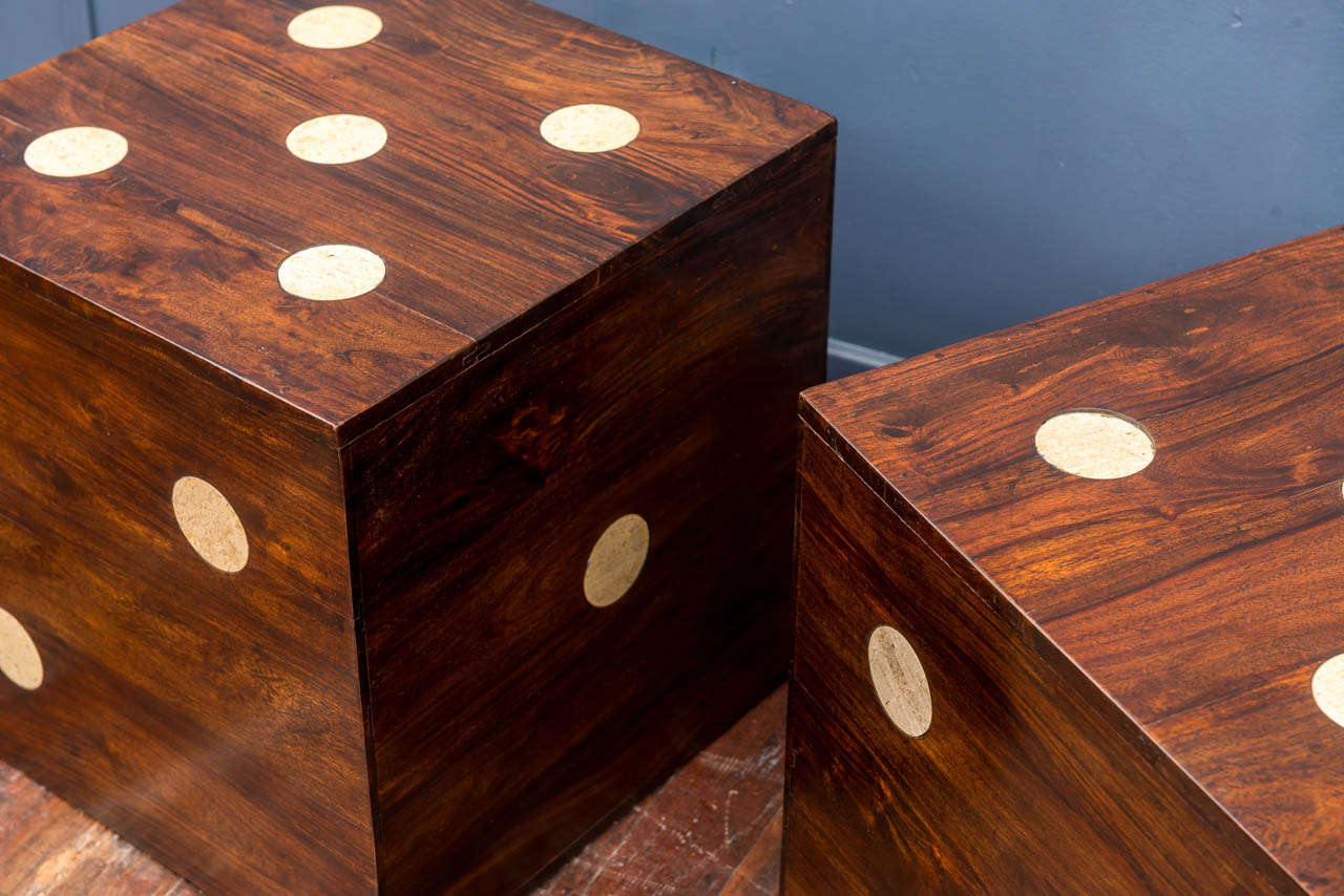 Dice Tables at 1stDibs dice side table, dice end table, dice accent table