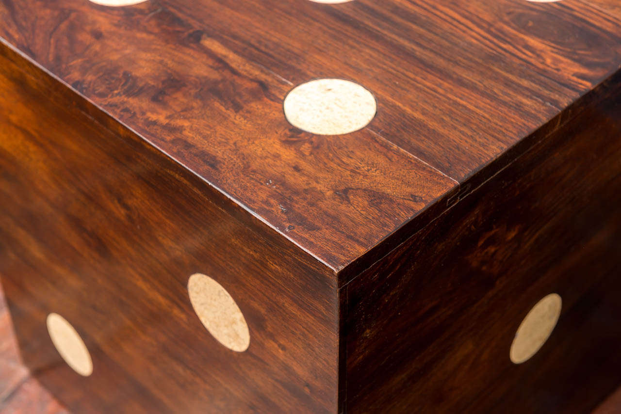 Dice Tables at 1stDibs dice side table, dice end table, dice accent table