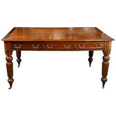 William IV Leather Top Desk