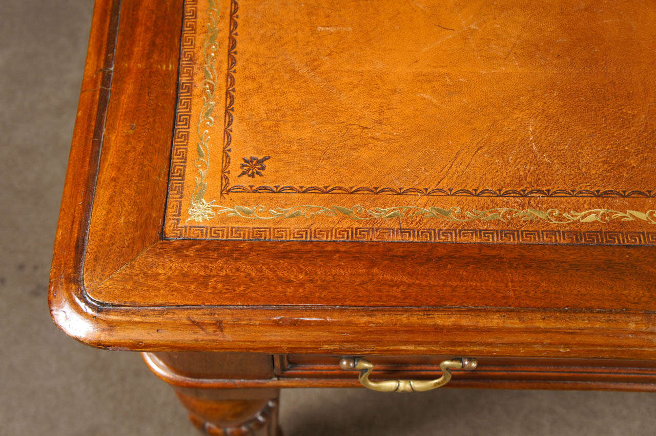 19th Century William IV Leather Top Desk