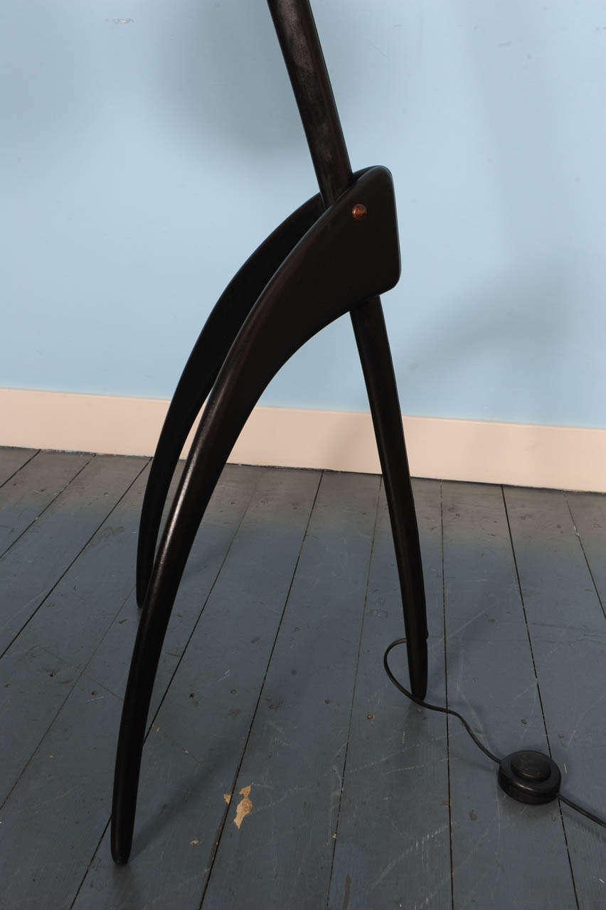 Mid-Century Modern Praying Mantis Floor Lamp by Rispal