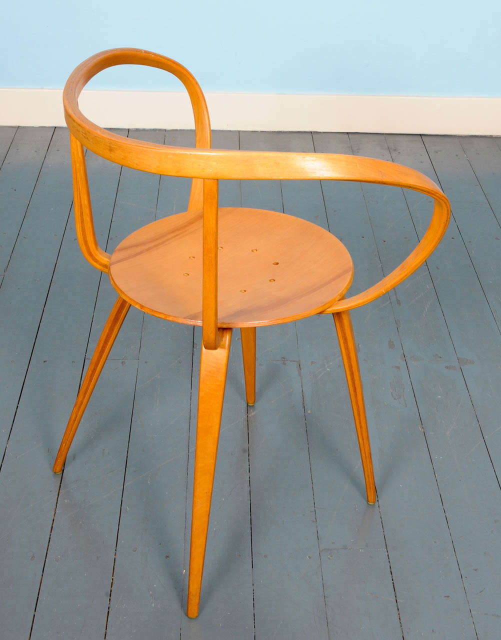 Pretzel Chair with Armrests by George Nelson For Sale 1