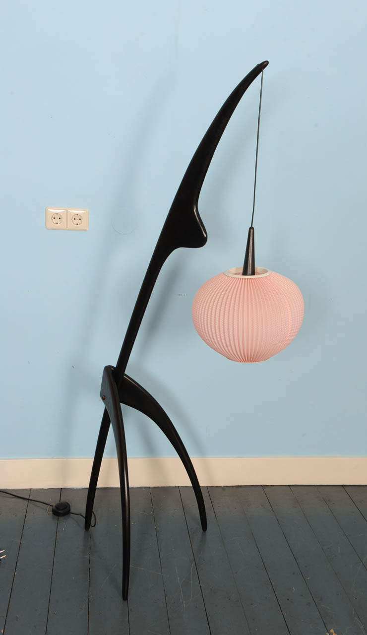 Praying Mantis Floor Lamp by Rispal at 1stDibs