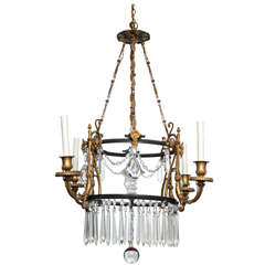 Antique Early 19th Century Neoclassical Chandelier