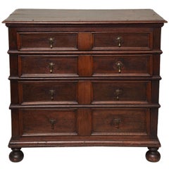 17th Century English Oak Chest of Drawers
