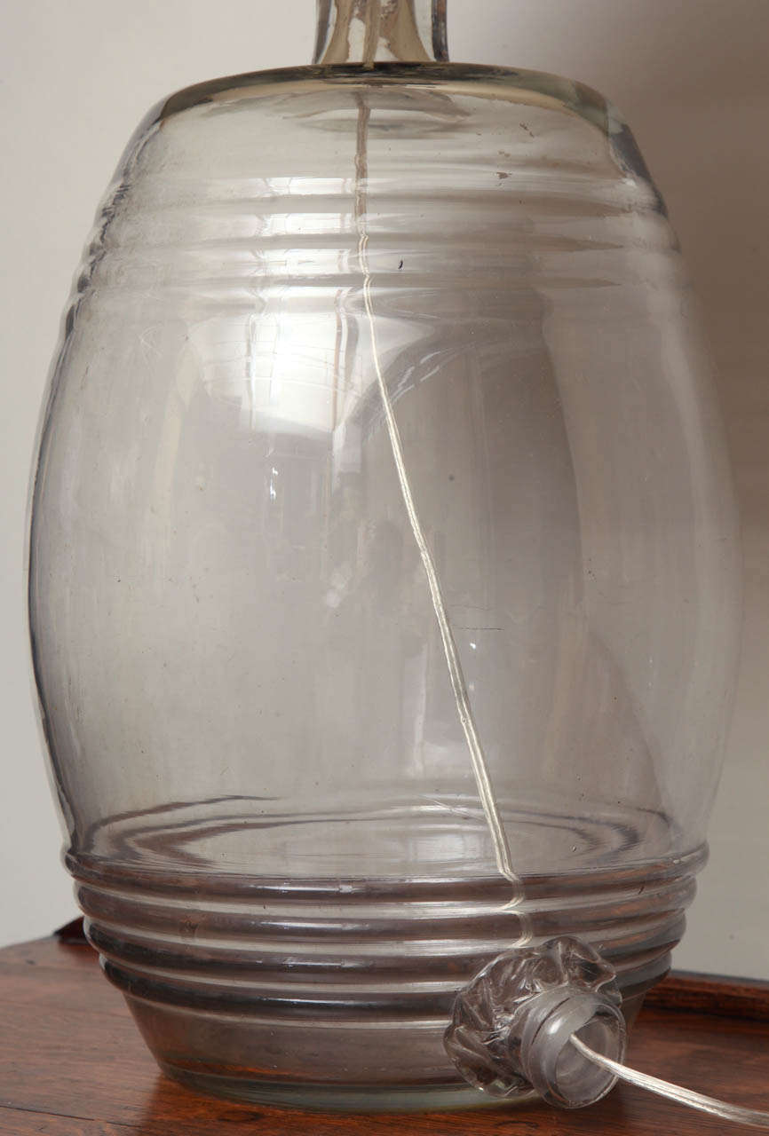 Glass Spirit Barrel, as Lamp 2