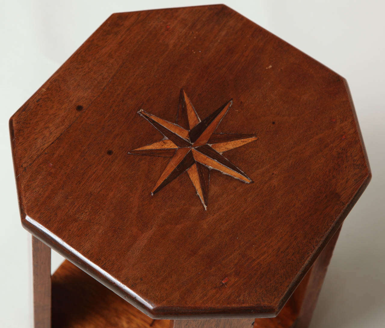 20th Century Near Pair of Inlaid Indian Octagonal Tables