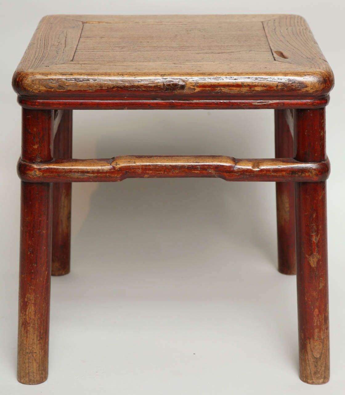 18th Century Chinese Elm Square Table 1