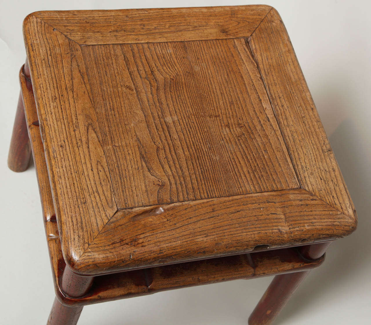 18th Century Chinese Elm Square Table 3
