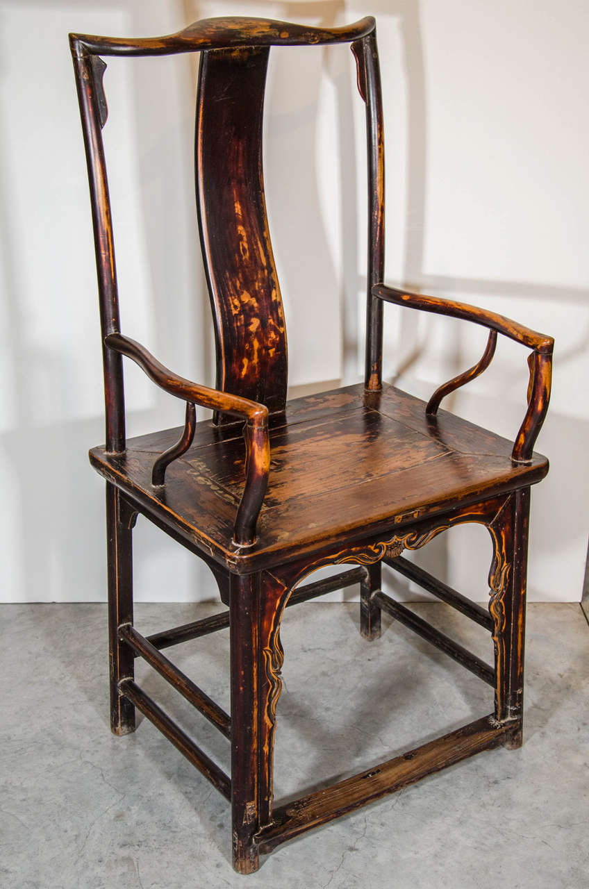 Elm Chinese Official's Armchair