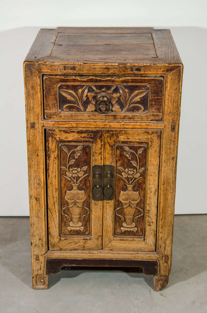 Unusual, Finely Carved 19th Century Cabinet