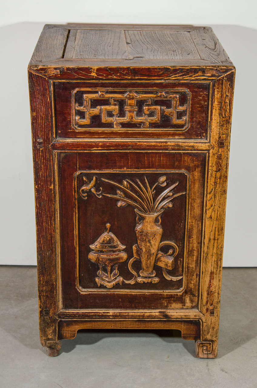 Unusual, Finely Carved 19th Century Cabinet For Sale 3