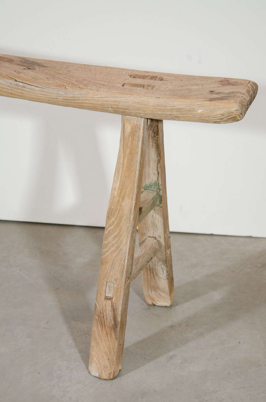 Antique Narrow Provincial Bench at 1stDibs narrow chinese bench