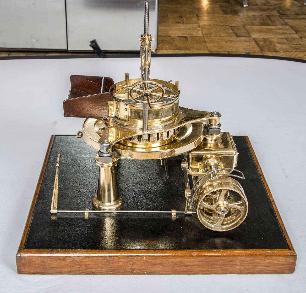 Scale Model of a Tea Rolling Machine