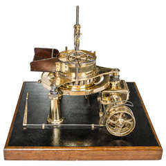 Antique Scale Model of a Tea Rolling Machine