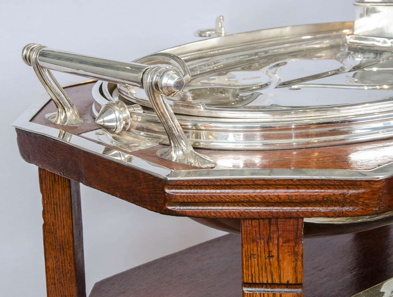 Silver Carving Trolley by Elkington and Co. at 1stDibs carving cart