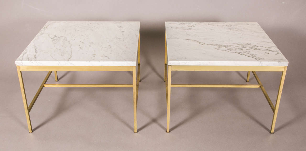 Pair of Square Coffee Tables by Paul McCobb 1960-1970 In Good Condition In Paris, FR