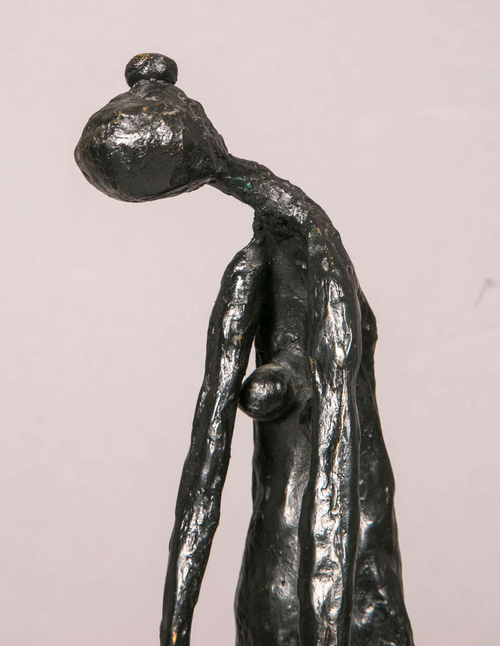 French Bronze Standing Woman by Robert Couturier For Sale