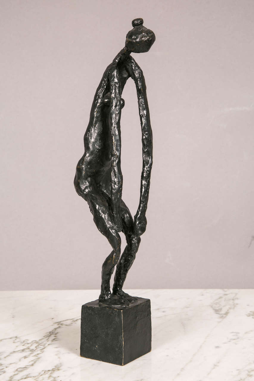 Bronze Standing Woman by Robert Couturier For Sale 2