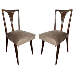 1950 set of six Italian dining chairs 11
