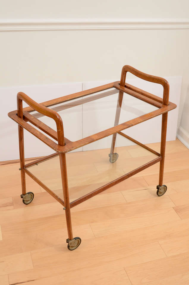 Sculptural Ico Parisi Bar Cart