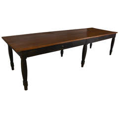 19th C. Walnut Spanish Farm Table