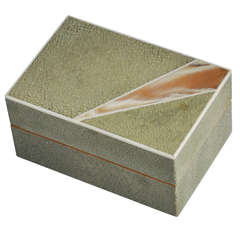 Mid-Century French Art Deco Shagreen Box