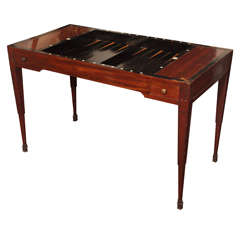 An Early 19c. Tric Trac Table