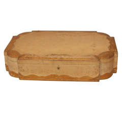 Large Leather Dressing Table Box