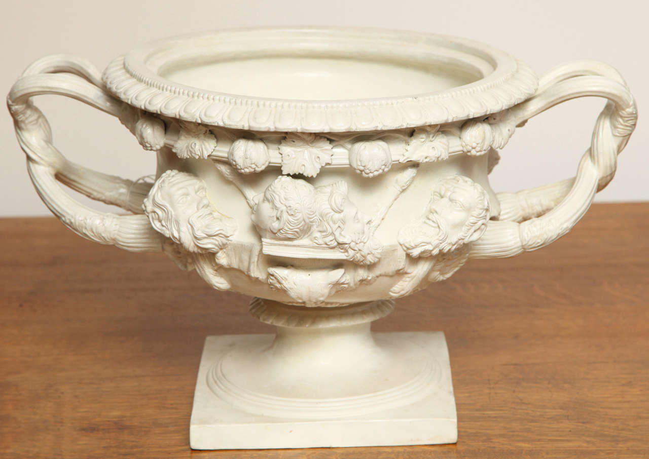 19th Century Replica of the Warwick Vase, Expertly Repaired