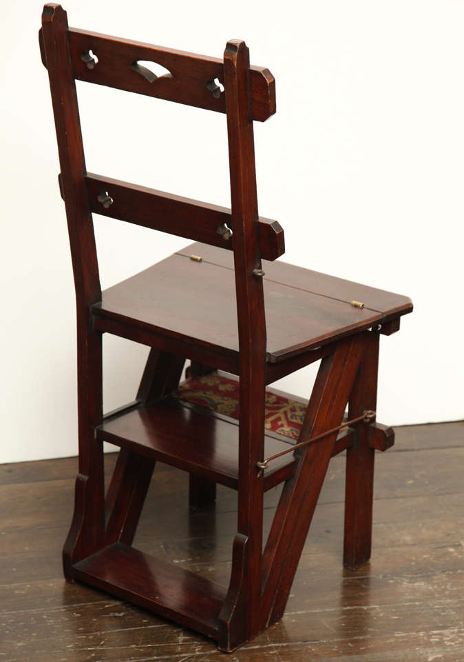 Mahogany Late 19th Century English Step Chair