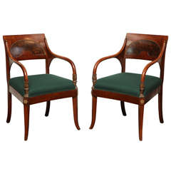 Pair of 19th Century Swedish Armchairs 6
