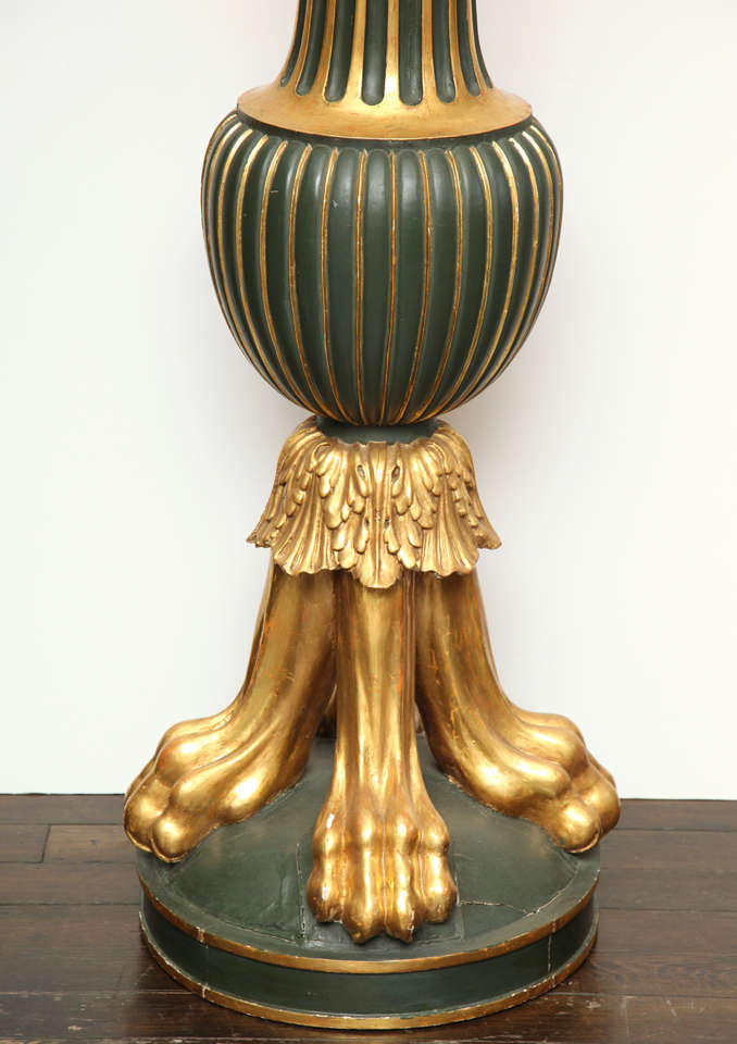Gilt 19th Century Italian Pedestal For Sale