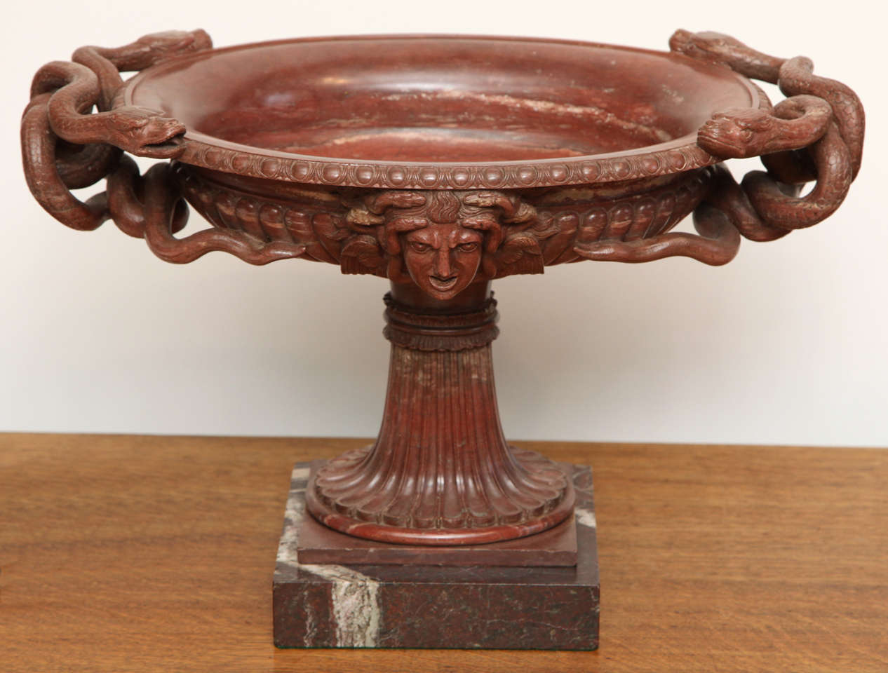 Exceptional, 19th Century Rouge Marble Tazza
